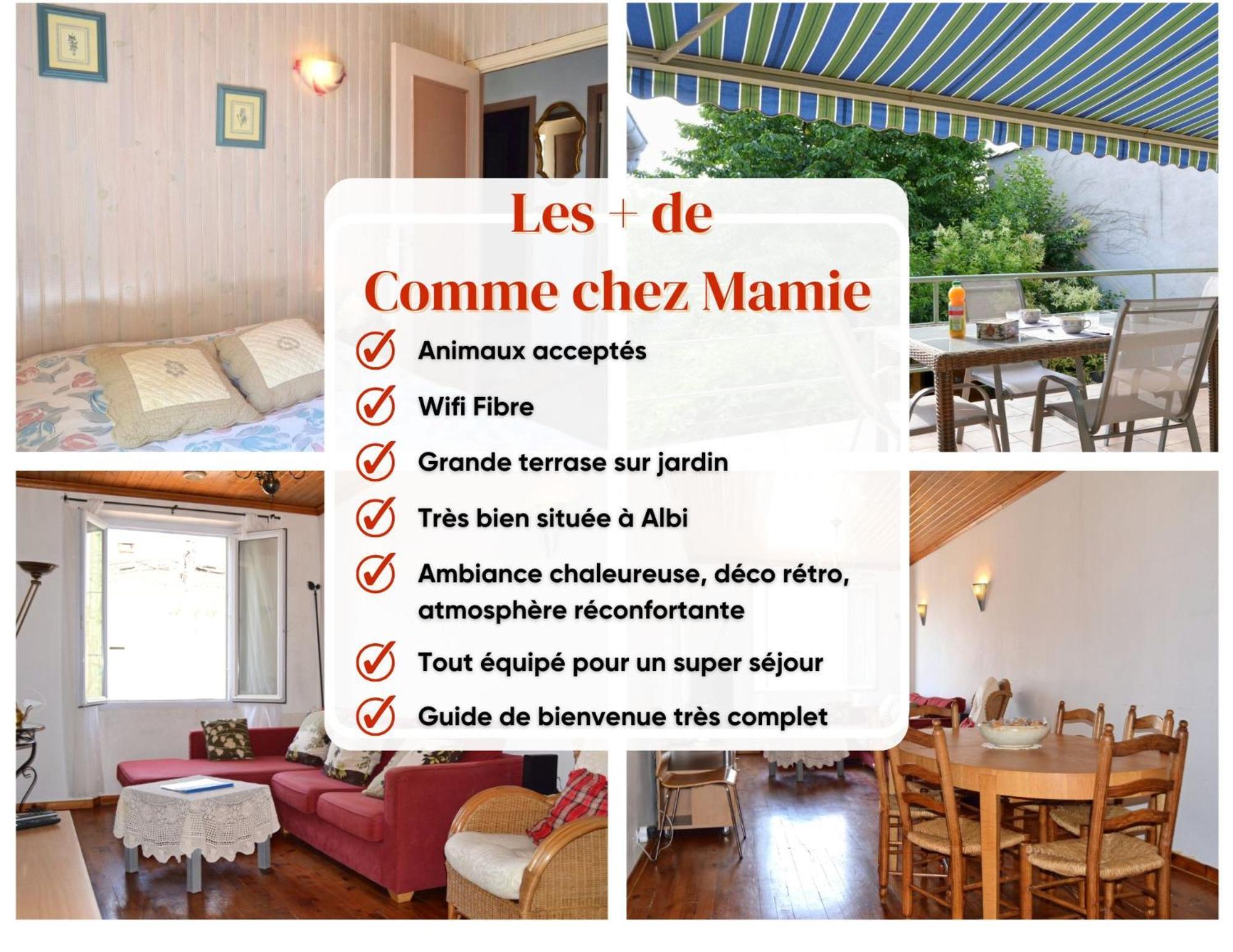 Comme Chez Mamie Albi - Terrasse - Proche Centre 아파트 외부 사진
